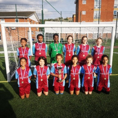 GIRL'S FOOTBALL TEAM WIN THE NEWHAM COMPETITION!