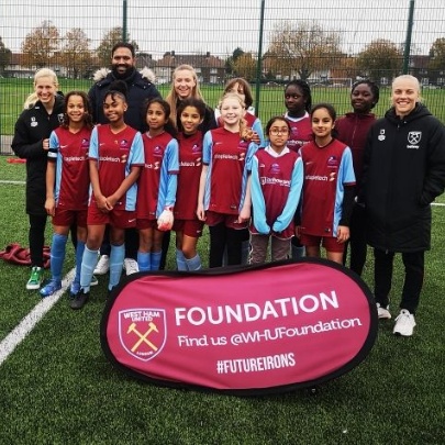 GIRLS FOOTBALL TEAM WIN WEST HAM FC FOUNDATION TOURNAMENT