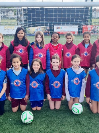 GIRLS SHOWCASE THEIR FOOTBALL SKILLS!